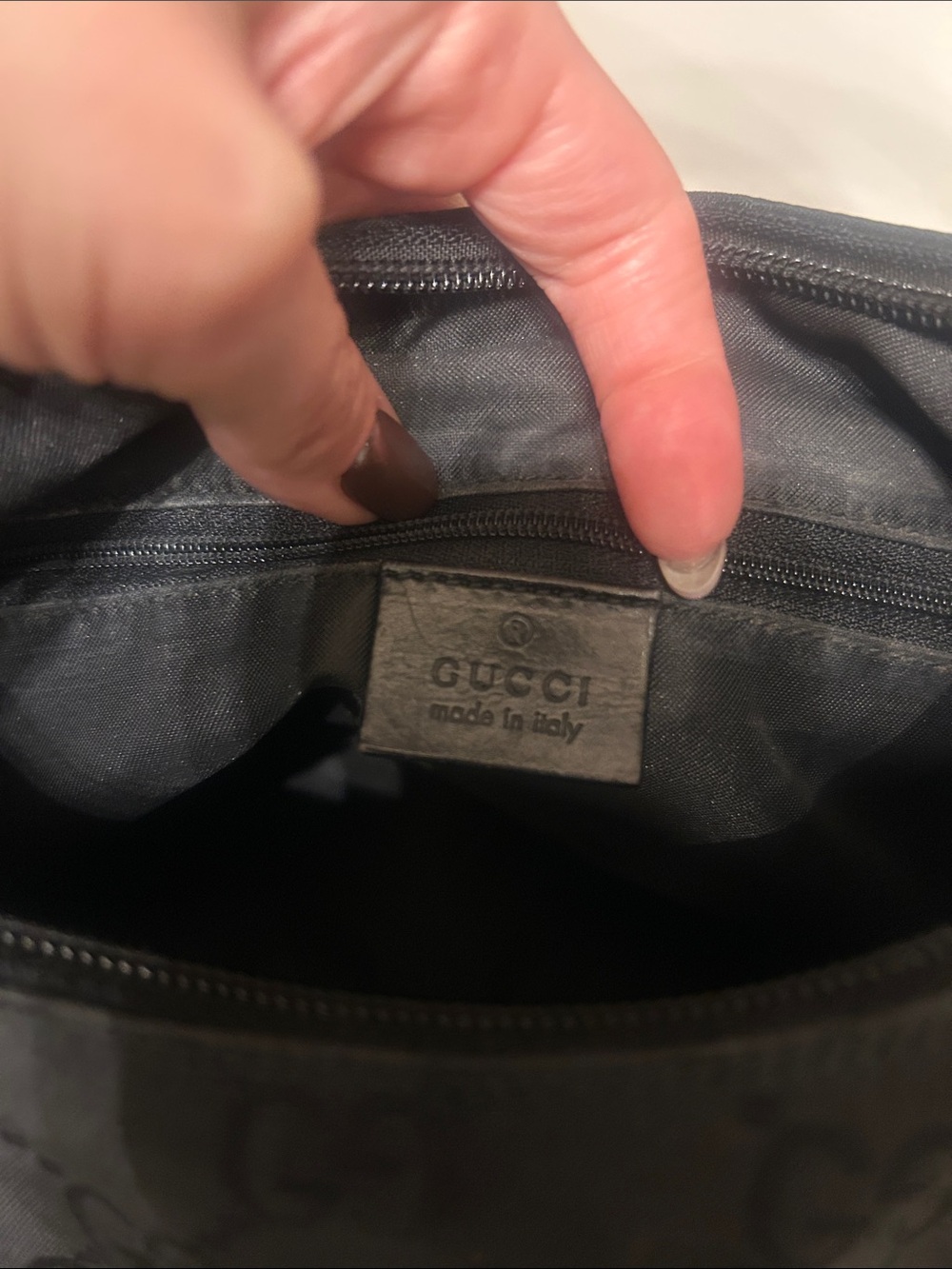 Gucci TOM FORD 1998 Black GG Monogram Shoulder Bag - Picture 5 of 6